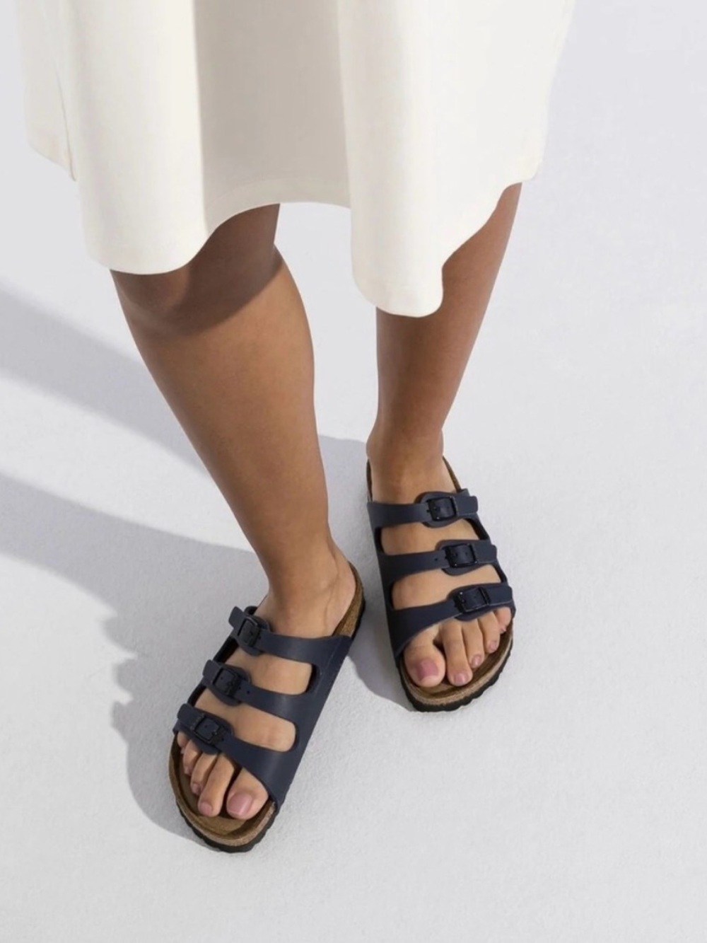 Birkenstock Florida Three Strap Oiled Leather Sandal